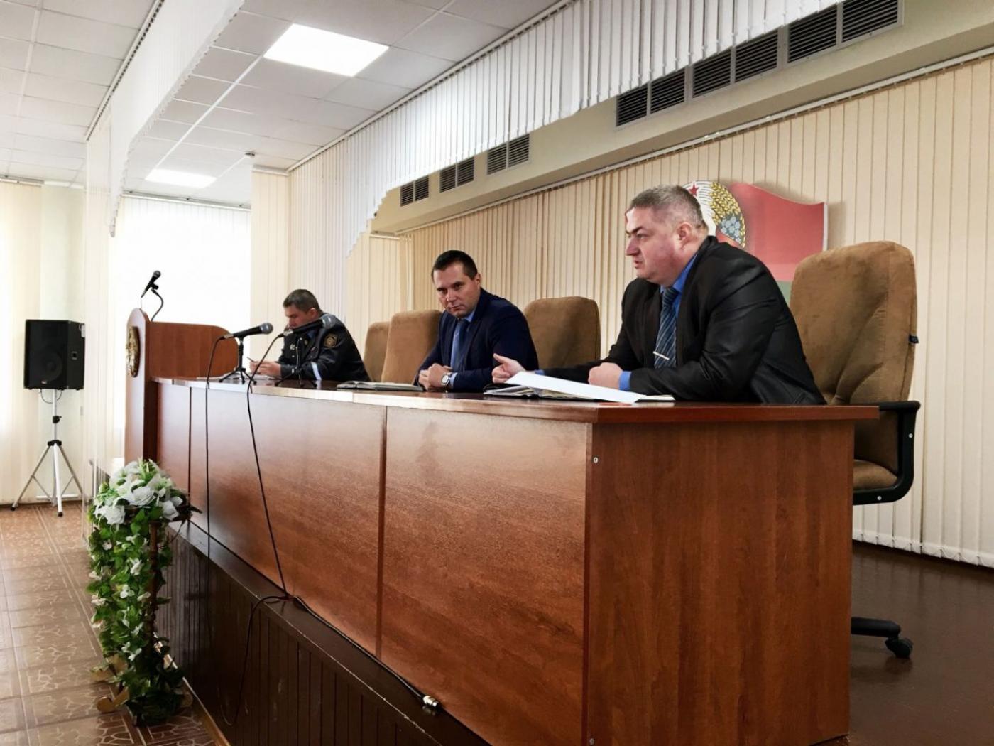 Встреча с представителями руководства УВД администрации  Первомайского района г. Минска